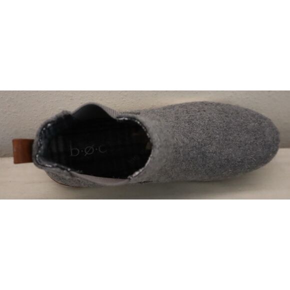 B.O.C. (BC0016260) Women's Sz 7.5M Gray Wool Combo Kara Ankle Chelsea Boots - Picture 6 of 13